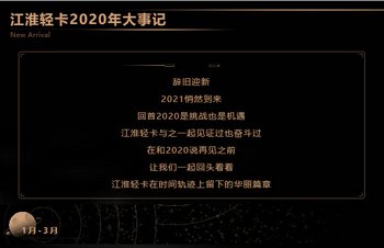 【有大事】歡迎檢閱！2020江淮輕卡大事記 